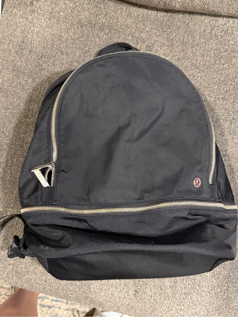 Lululemon City Adventurer Backpack Black and silver